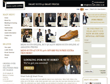 Tablet Screenshot of mens-suits-online.co.uk